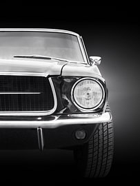Amerikanischer Sportwagen 1967 Scheinwerfer und Kühlergrill von Beate Gube