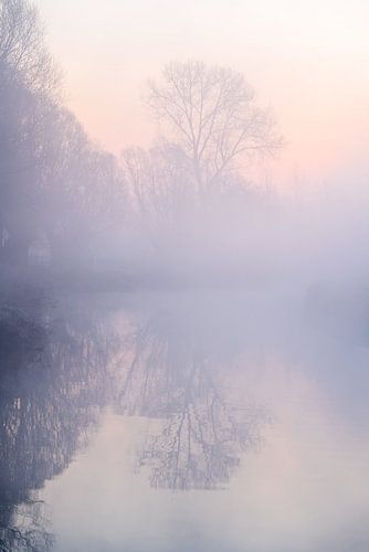 Aan de Dender smorgens vroeg