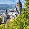 View from the Agnesberg to Wernigerode Castle by Melanie Viola