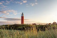 Texel Lighthouse (Eierland) just after sunrise