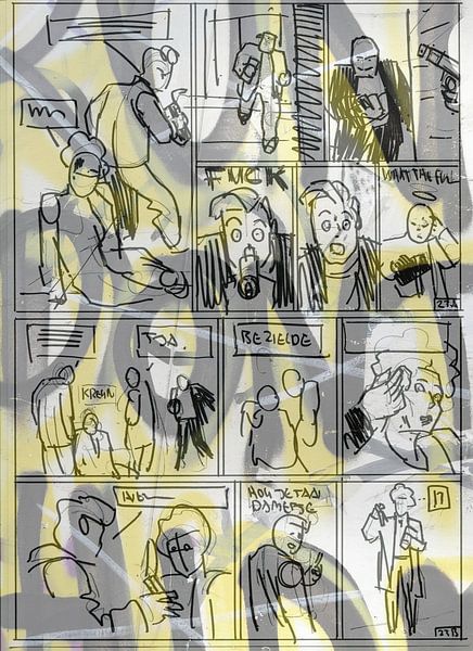 Strip Splinter Goes Urban (Skizze S. 23-1) von MoArt (Maurice Heuts)