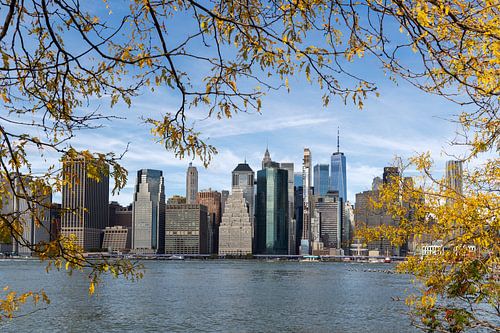 Skyline Manhattan with frame