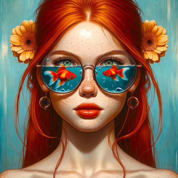 Aqua Optiek Goldfish van Art Studio RNLD