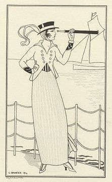 George Barbier – Costume de Yacht (1914) von Peter Balan