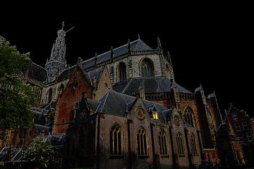 Grote Kerk te Haarlem van John Hardenberg