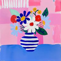 Vase Matisse inspired Stillleben