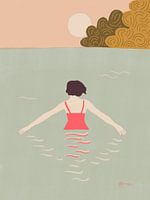 Bathing in the evening light