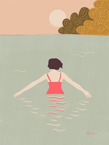 Baden in het avondlicht