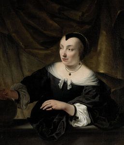 Portret van Elisabeth Dell, Ferdinand Bol