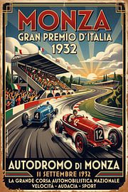 Monza Grand Prix 1932 by Theodor Decker