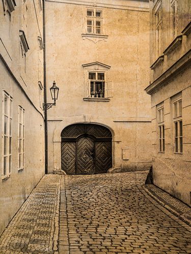 Steeg in Praag sepia