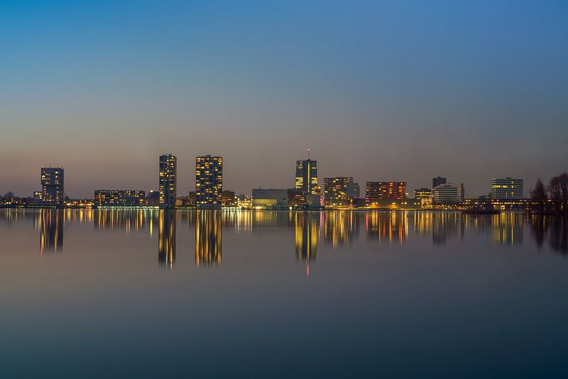 Almere Skyline 1 van Bart Hendrix