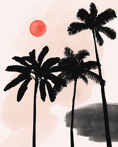 Tropische zonsondergang