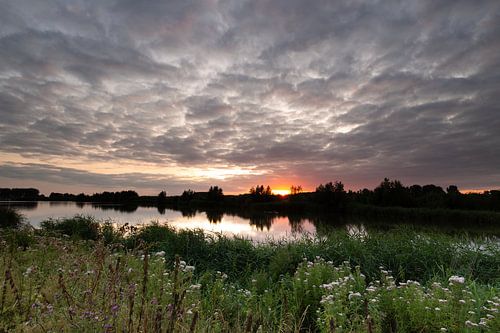 Sunset Arkenheem polder