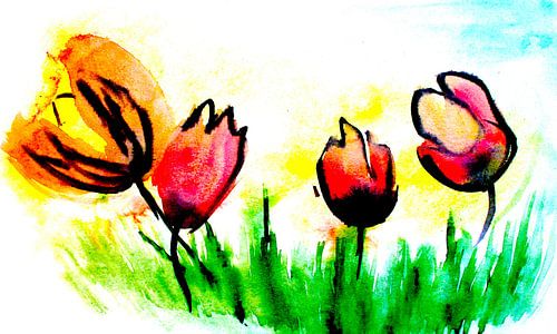 Traurige  Blumen