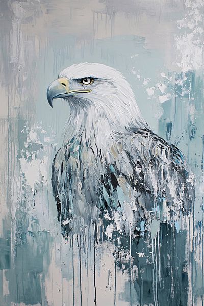 Abstraktes Gemälde eines Adlers von Imperial Art House
