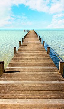 Boardwalk in de Zuidzee