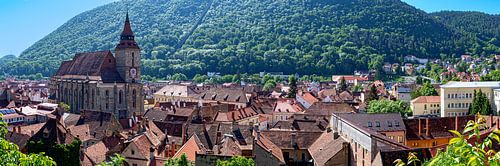 Vue sur le centre de Brasov