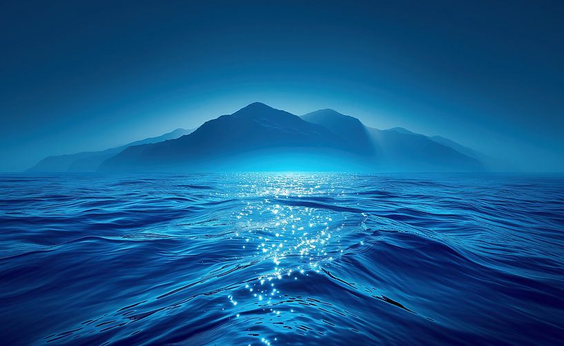 Nachts am Meer von fernlichtsicht