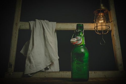 Bouteille de la nature morte de Grolsch,