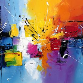 Abstract shapes and colours by ARTemberaubend