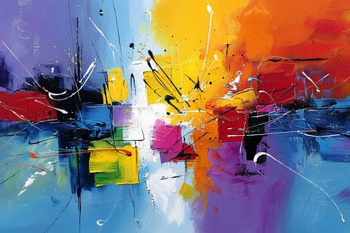 Abstracte vormen en kleuren