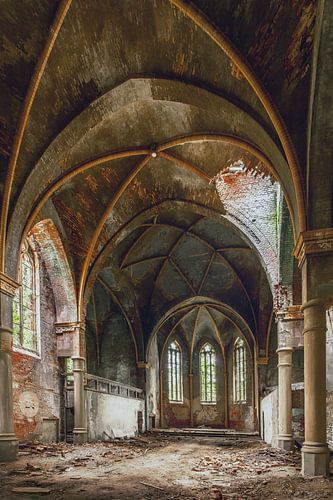 The abandoned and dilapidated church by Frans Nijland