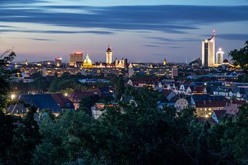 Leipzig Skyline by Frank Herrmann