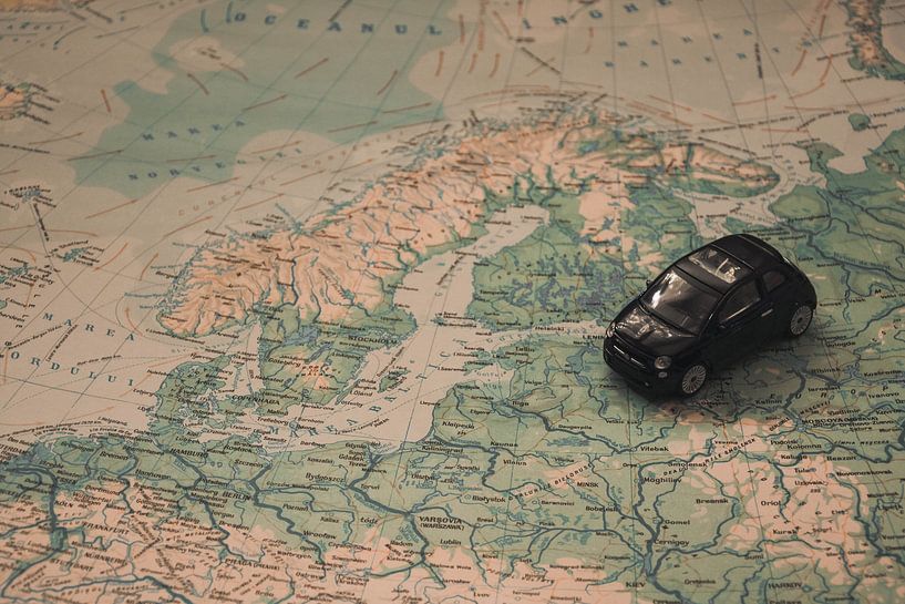 Car Trip World Map by World Maps