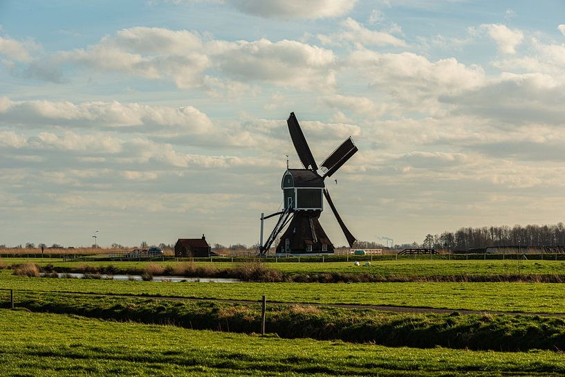 Dutch windmills South Holland, by Brian Morgan