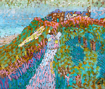 Zeedijk te Domburg, Jan Toorop, 1908