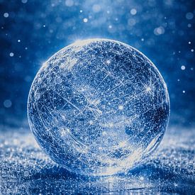 Sparkling crystal ice ball by Jolanda de Jong-Jansen
