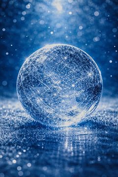 Sparkling crystal ice ball by Jolanda de Jong-Jansen
