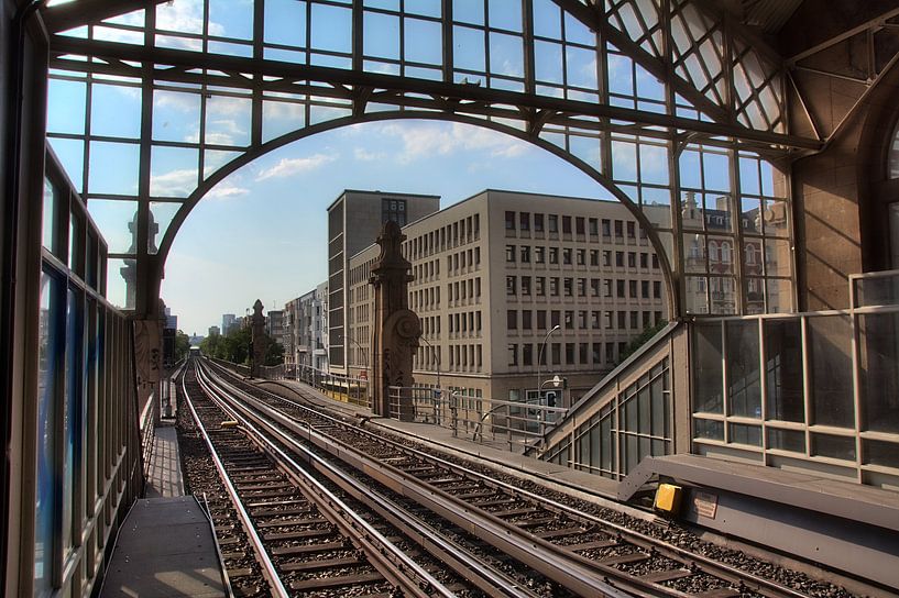 Uitzicht vanaf het metrostation van Edgar Schermaul