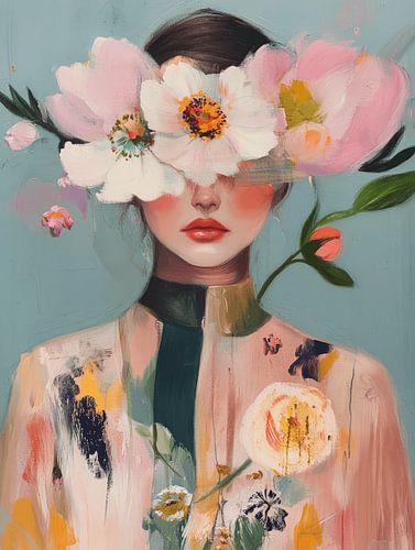 Eclectisch portret Flower Power