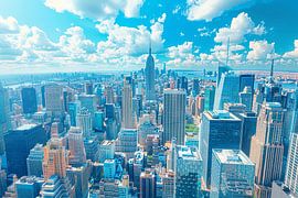 Luftbildaufnahmen über Land