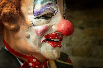 Clownskop masker van Albert Brunsting