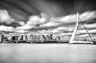 Erasmusbrücke - Langzeitbelichtung - Rotterdam von Tom Roeleveld Miniaturansicht