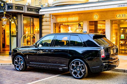 Rolls Royce Cullinan luxe SUV in Monaco