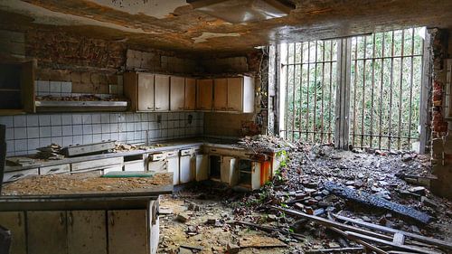 Abandoned kitchen