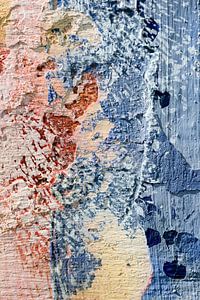 VIEUX MUR COLORÉ ABSTRAIT
