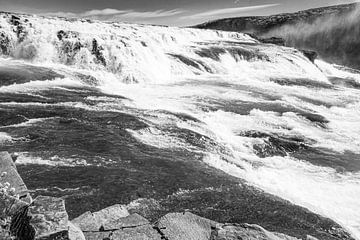 IJsland, Gullfoss waterval van Marly De Kok