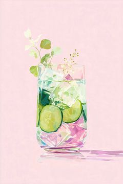 Cool Cucumber Cocktail no.3 van Studio BB