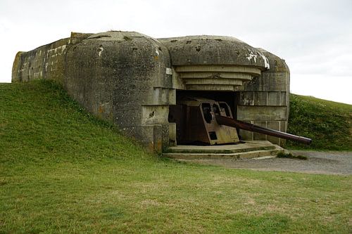 Bunkercomplex aan de kust bij Bayeux