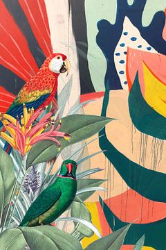 There is Art in Parrots van Marja van den Hurk