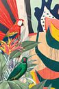 There is Art in Parrots van Marja van den Hurk thumbnail