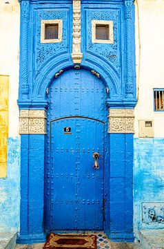blue portal in Rabat by Dieter Walther