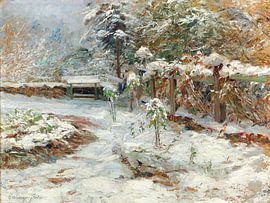 Olga Wisinger-Florian – October Snow, a scene from the gardens of Hartenstein Castle by Atelier Liesjes