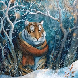 Tigre frigorifié sur Jutta Maria Pusl