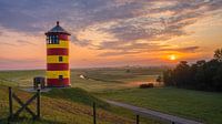 Sonnenaufgang am Pilsumer Leuchtturm